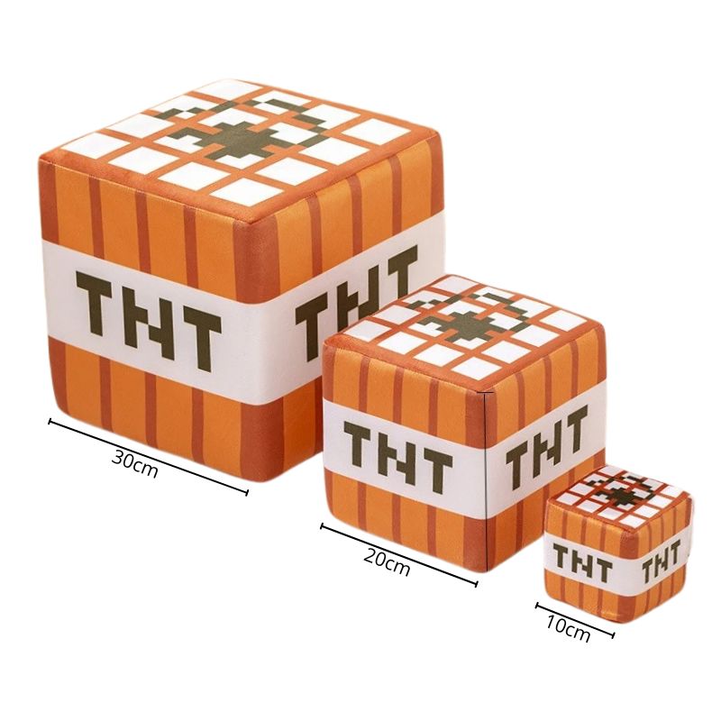 Almofada Cubo Minecraft TNT Almofada Cubo Minecraft TNT Loja do Bambino 