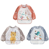 Babador Avental Impermeável Infantil - Combo com 3 unidades