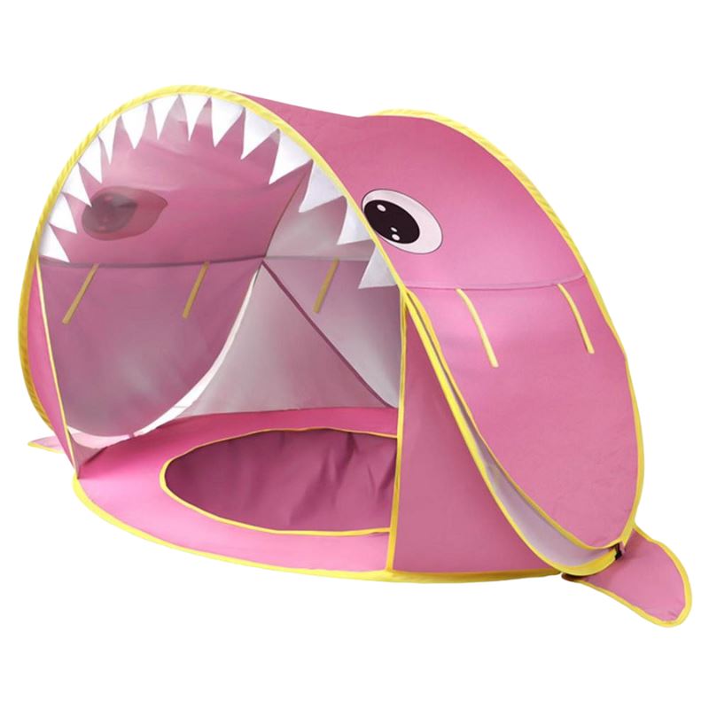 Barraca Com Piscina Proteção UV + Acessórios de Transporte de Praia Bambino Barraca Com Piscina de Praia Bambino Loja do Bambino Rosa 