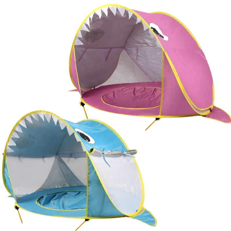 Barraca Com Piscina Proteção UV + Acessórios de Transporte de Praia Bambino Barraca Com Piscina de Praia Bambino Loja do Bambino 