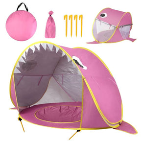 Barraca Com Piscina Proteção UV + Acessórios de Transporte de Praia Bambino Barraca Com Piscina de Praia Bambino Loja do Bambino 
