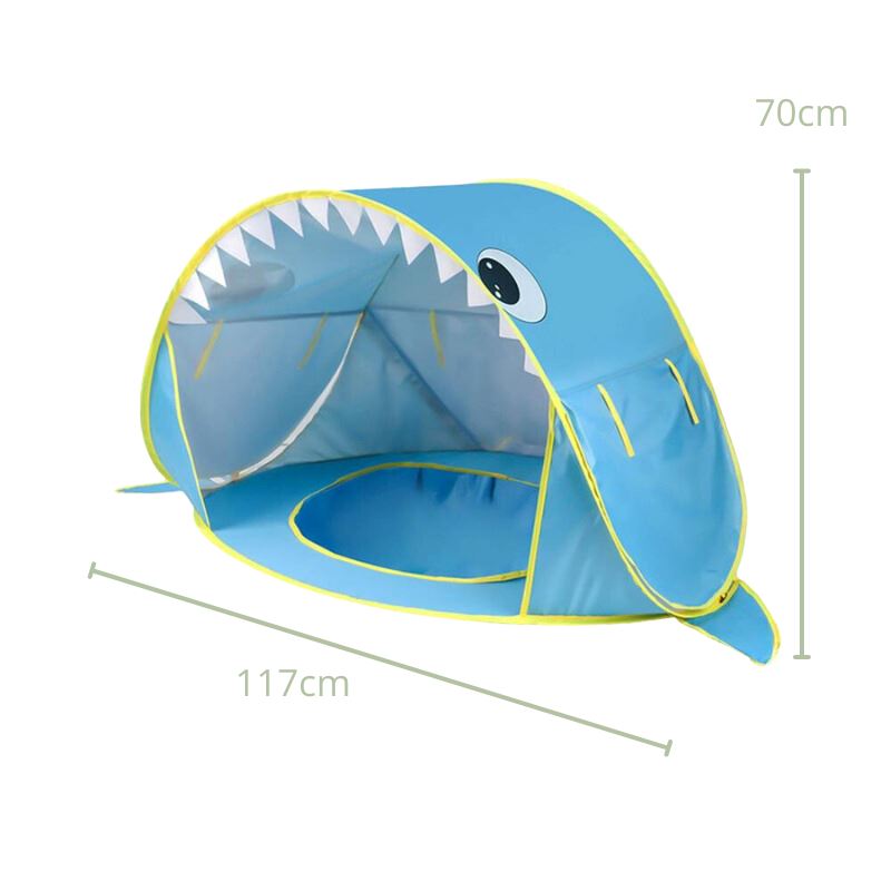 Barraca Com Piscina Proteção UV + Acessórios de Transporte de Praia Bambino Barraca Com Piscina de Praia Bambino Loja do Bambino 