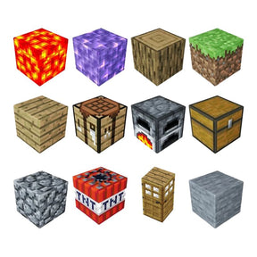 Blocos Magnéticos de Montar Minecraft Blocos Magnéticos de Montar Minecraft Loja do Bambino 128 Peças 2cm x 2cm 
