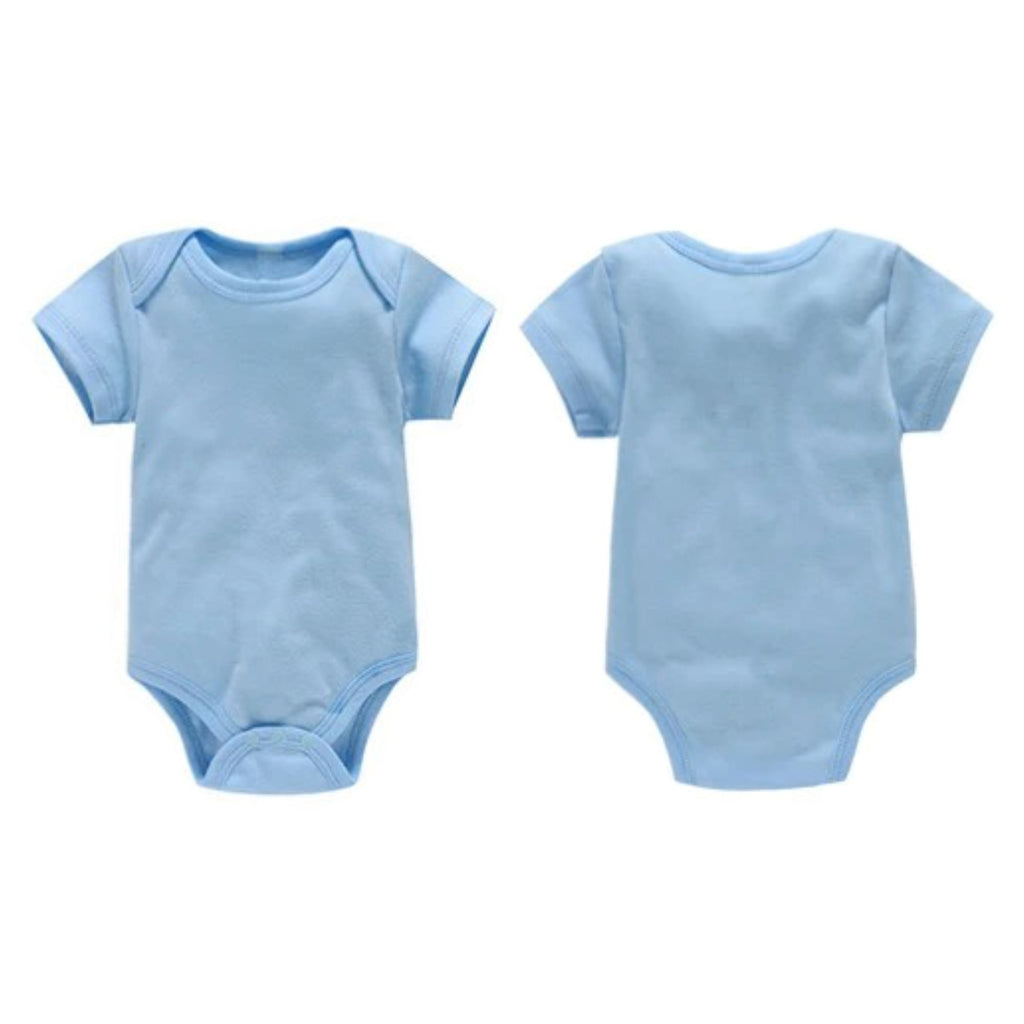 Body Infantil Manga Curta Unissex com Estampa Lisa - Conjunto com 3 Unidades Body Infantil Manga Curta Unissex com Estampa Lisa - Conjunto com 3 Unidades Loja do Bambino 