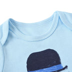 Body Infantil Manga Curta Masculino Personalizado Gentleman e Ursinho - Conjunto de até 6 Unidades Body Infantil Manga Curta Masculino Personalizado Gentleman e Ursinho - Conjunto de até 6 Unidades Loja do Bambino 