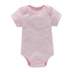 Body Infantil Manga Curta Unissex com Estampa Lisa - Conjunto com 3 Unidades Body Infantil Manga Curta Unissex com Estampa Lisa - Conjunto com 3 Unidades Loja do Bambino 