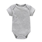 Body Infantil Manga Curta Unissex com Estampa Lisa - Conjunto com 3 Unidades Body Infantil Manga Curta Unissex com Estampa Lisa - Conjunto com 3 Unidades Loja do Bambino 