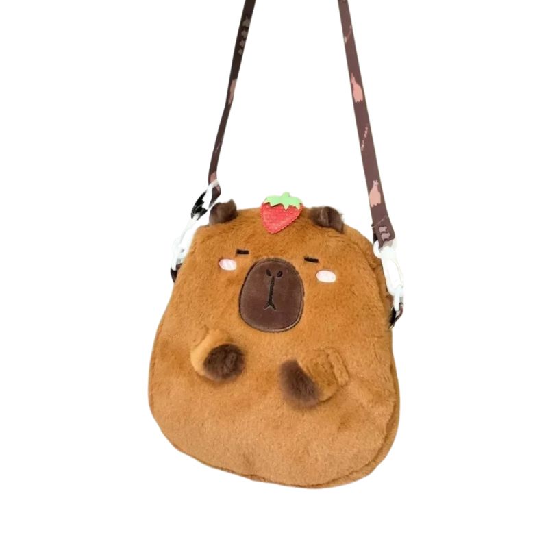 Bolsa Infantil Menina Capivara Bolsa Infantil Menina Capivara Loja do Bambino Modelo 01 21cm x 20cm 