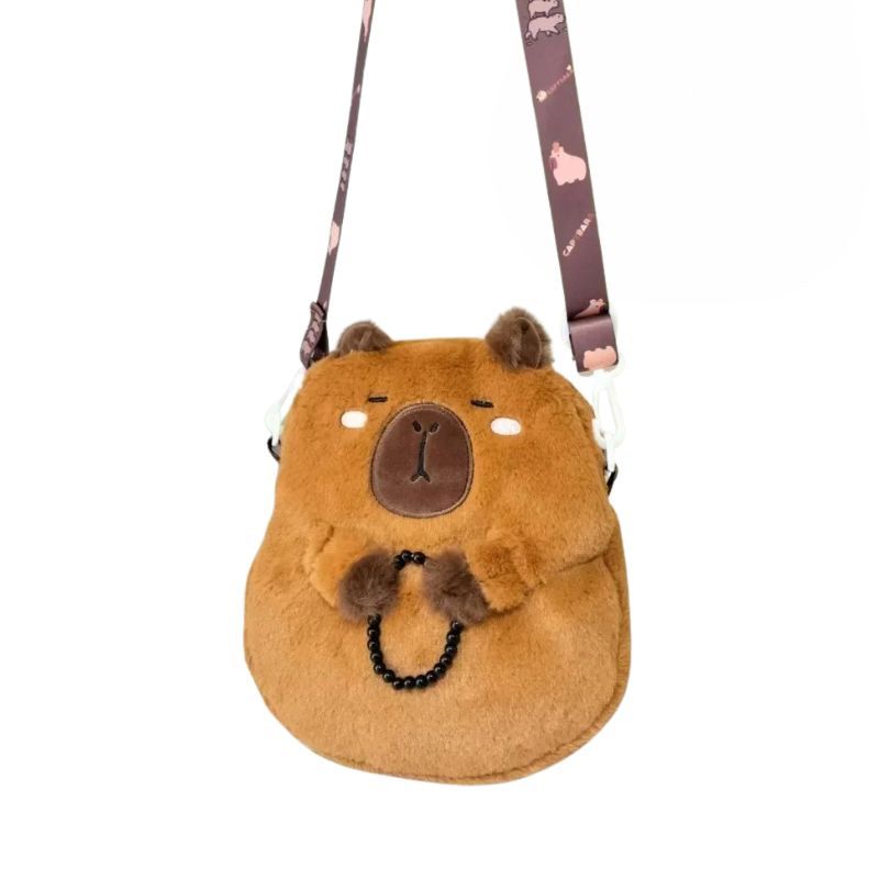 Bolsa Infantil Menina Capivara Bolsa Infantil Menina Capivara Loja do Bambino Modelo 03 21cm x 20cm 
