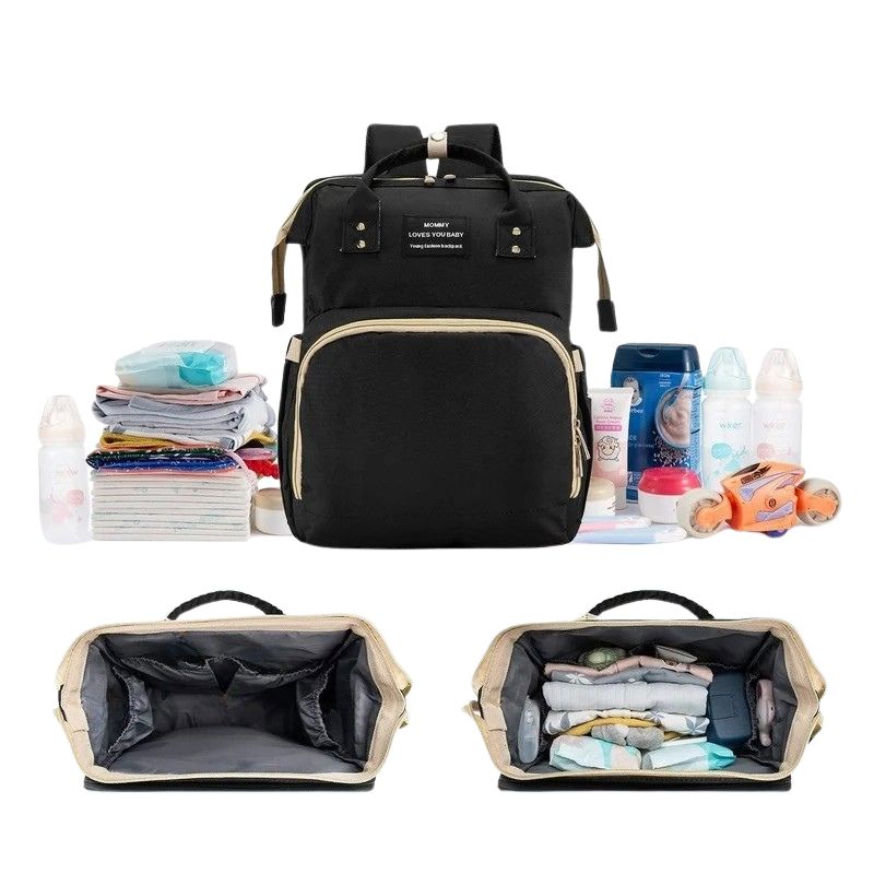 Bolsa Inteligente para Mães: Carregador USB, Porta Mamadeiras e Trocador de Fraldas Bolsa Maternidade Bambino Loja do Bambino 
