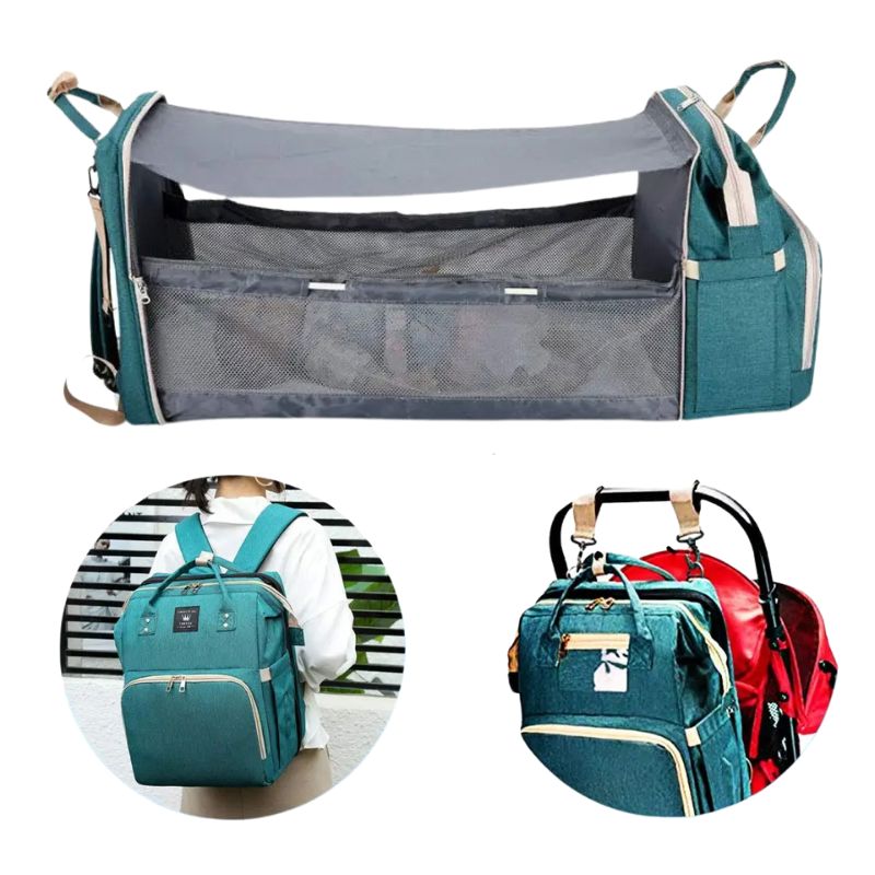 Bolsa Inteligente para Mães: Carregador USB, Porta Mamadeiras e Trocador de Fraldas Bolsa Maternidade Bambino Loja do Bambino 