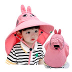 Boné Tapa-sol Infantil Bambino Boné Tapa-sol Infantil Bambino Loja do Bambino Rosa Tamanho Único 