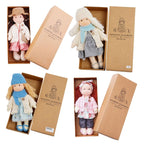 Boneca de Pano Artesanal Brinquedo Infantil Boneca de Pano Loja do Bambino Combo Especial 02 28x6x12cm 