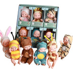 Coleção 6 Bebês Realistas Charming com Fantasia Coleção 6 Bebês Realistas Charming com Fantasia Loja do Bambino 