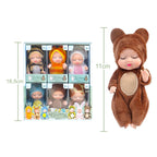 Coleção 6 Bebês Realistas Charming com Fantasia Coleção 6 Bebês Realistas Charming com Fantasia Loja do Bambino 