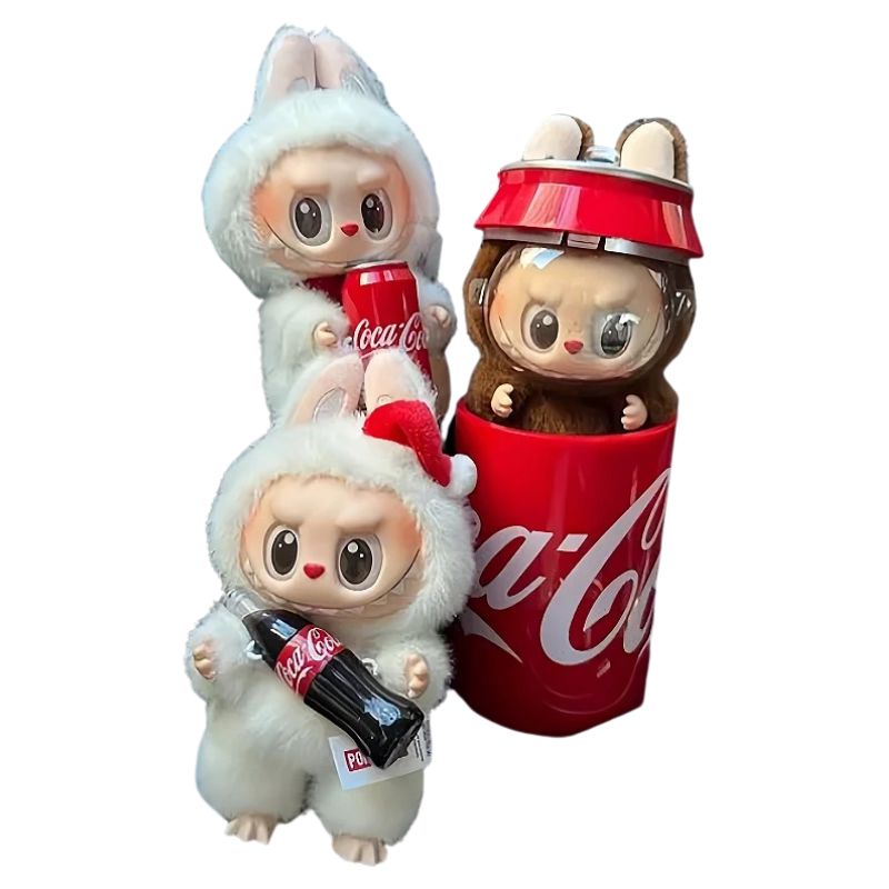 Boneco Labubu Coca Cola Exclusivo Boneco Labubu Coca Cola Exclusivo Loja do Bambino 