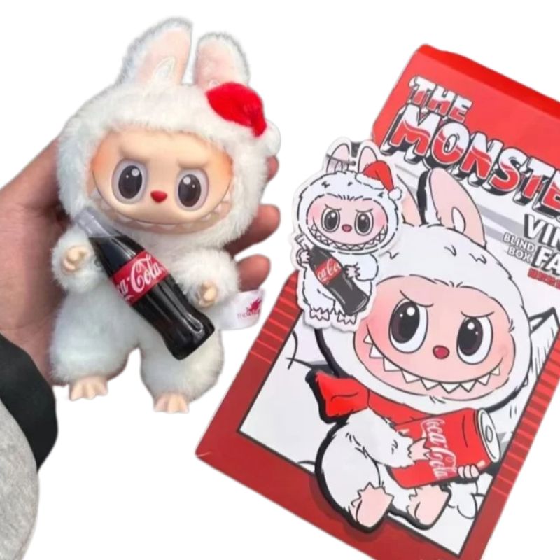 Boneco Labubu Coca Cola Exclusivo Boneco Labubu Coca Cola Exclusivo Loja do Bambino 