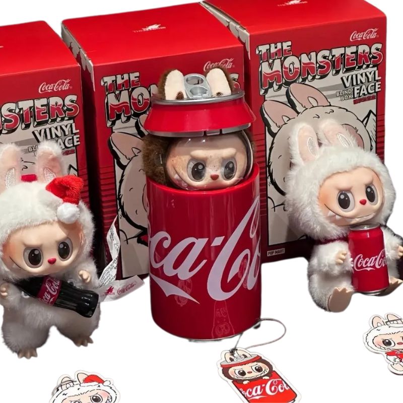 Boneco Labubu Coca Cola Exclusivo Boneco Labubu Coca Cola Exclusivo Loja do Bambino 