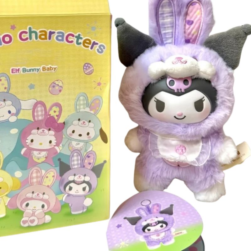 Boneco Labubu Hello Kitty Colecionável Boneco Labubu Hello Kitty Colecionável Loja do Bambino 