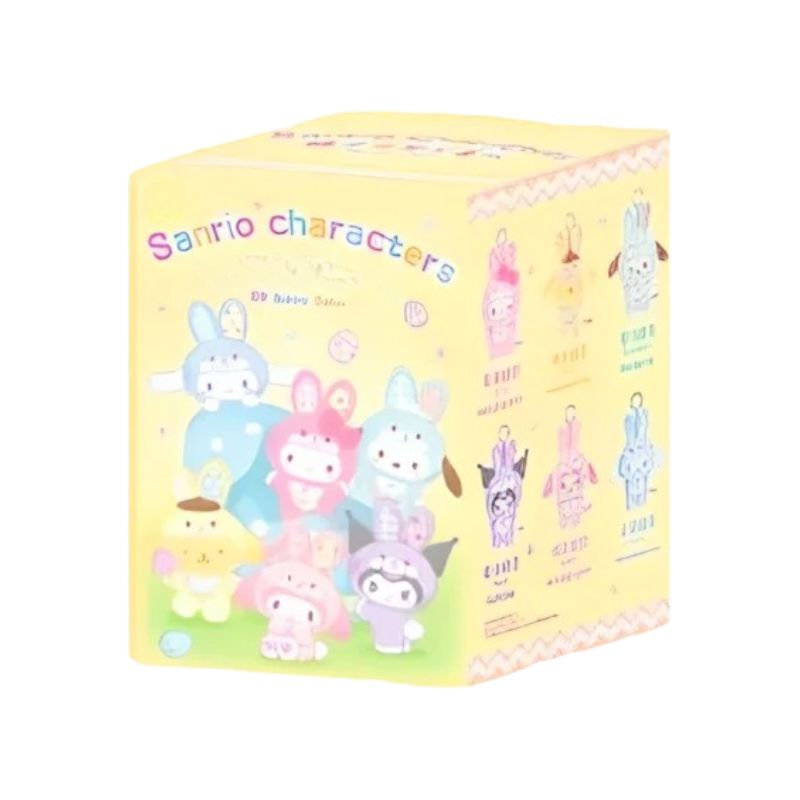 Boneco Labubu Hello Kitty Colecionável Boneco Labubu Hello Kitty Colecionável Loja do Bambino Aleatório 17cm 