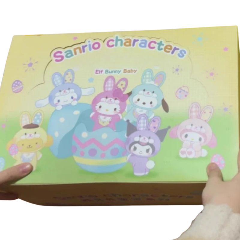 Boneco Labubu Hello Kitty Colecionável Boneco Labubu Hello Kitty Colecionável Loja do Bambino 