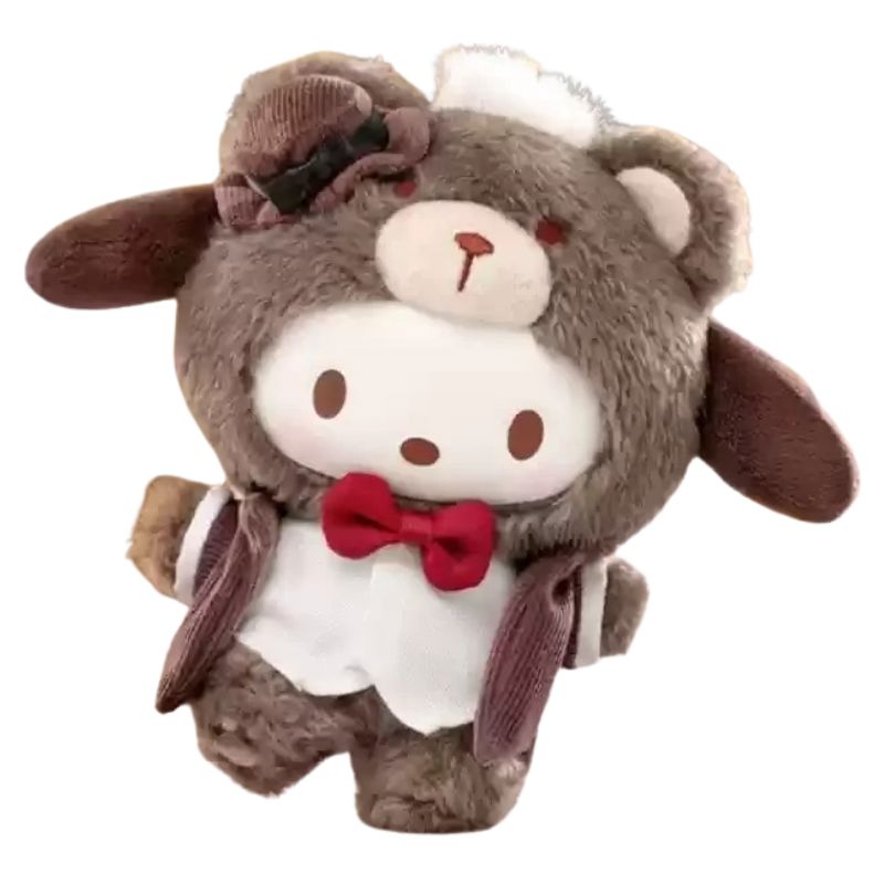 Boneco Labubu Hello Kitty Ursinho Boneco Labubu Hello Kitty Ursinho Loja do Bambino Modelo 06 14cm 