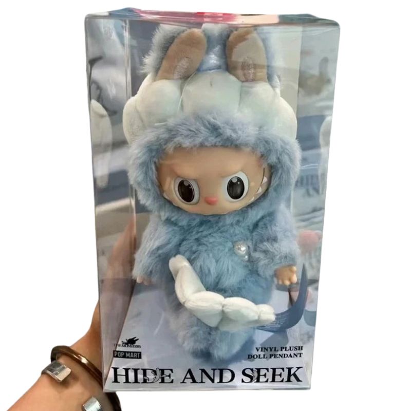 Boneco Labubu Merlin Sereia Azul Colecionável Boneco Labubu Merlin Sereia Azul Colecionável Loja do Bambino 