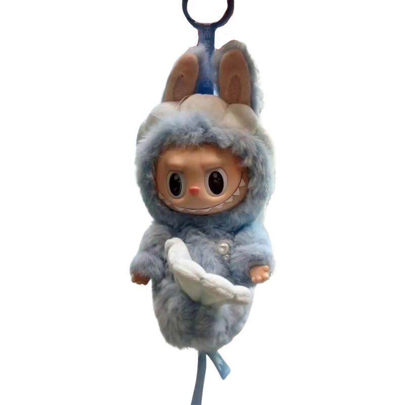 Boneco Labubu Merlin Sereia Azul Colecionável Boneco Labubu Merlin Sereia Azul Colecionável Loja do Bambino 