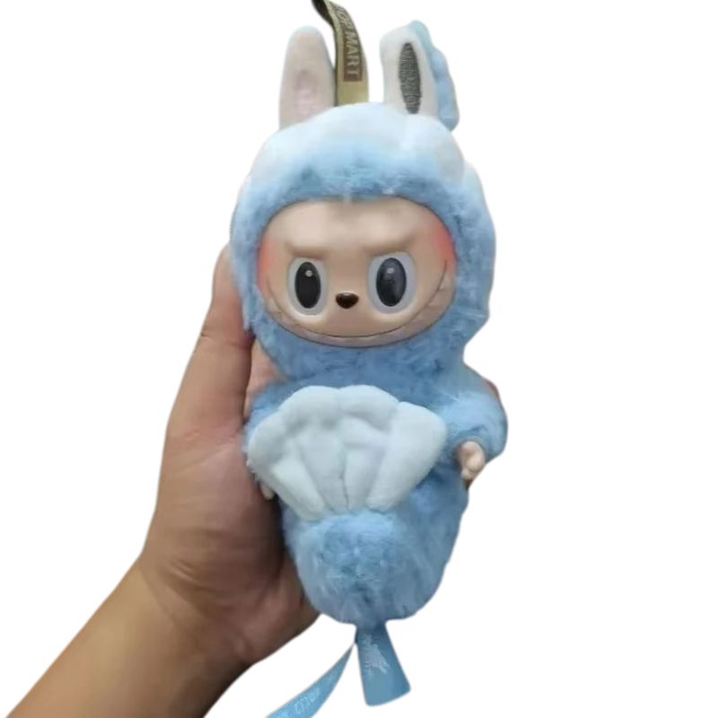 Boneco Labubu Merlin Sereia Azul Colecionável Boneco Labubu Merlin Sereia Azul Colecionável Loja do Bambino 