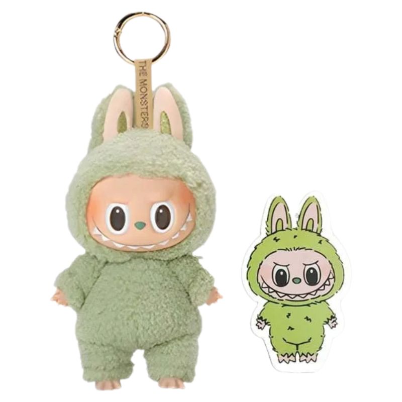 Boneco Labubu Pelúcia Boneco Labubu Pelúcia Loja do Bambino Modelo 04 17cm 