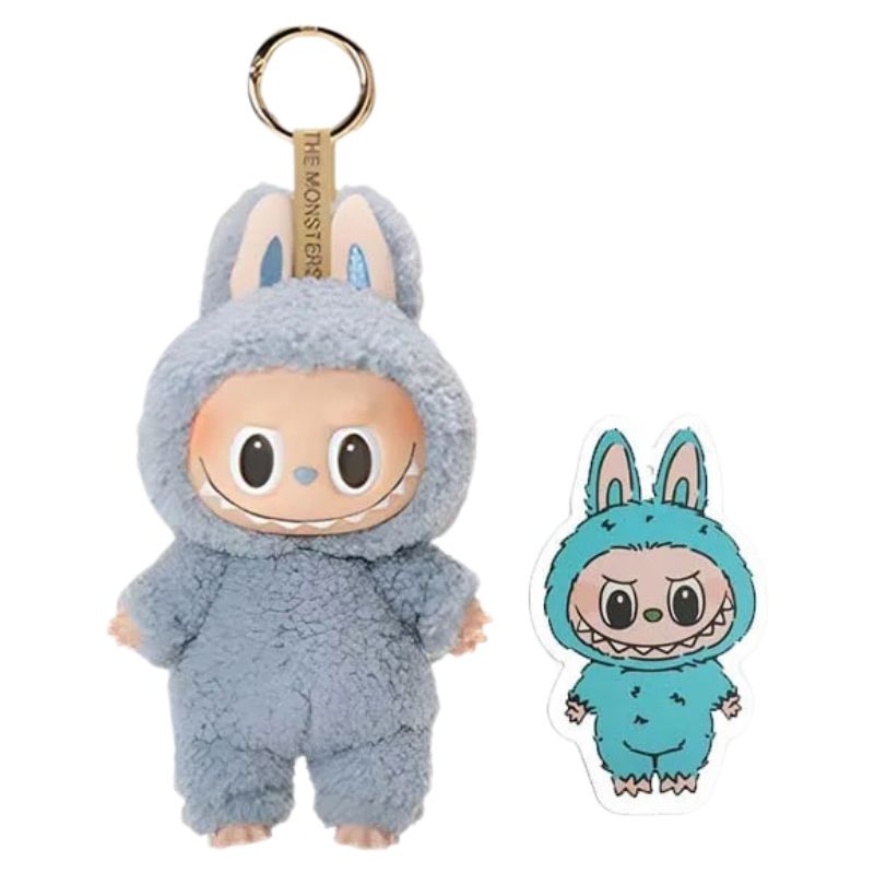 Boneco Labubu Pelúcia Boneco Labubu Pelúcia Loja do Bambino Modelo 03 17cm 