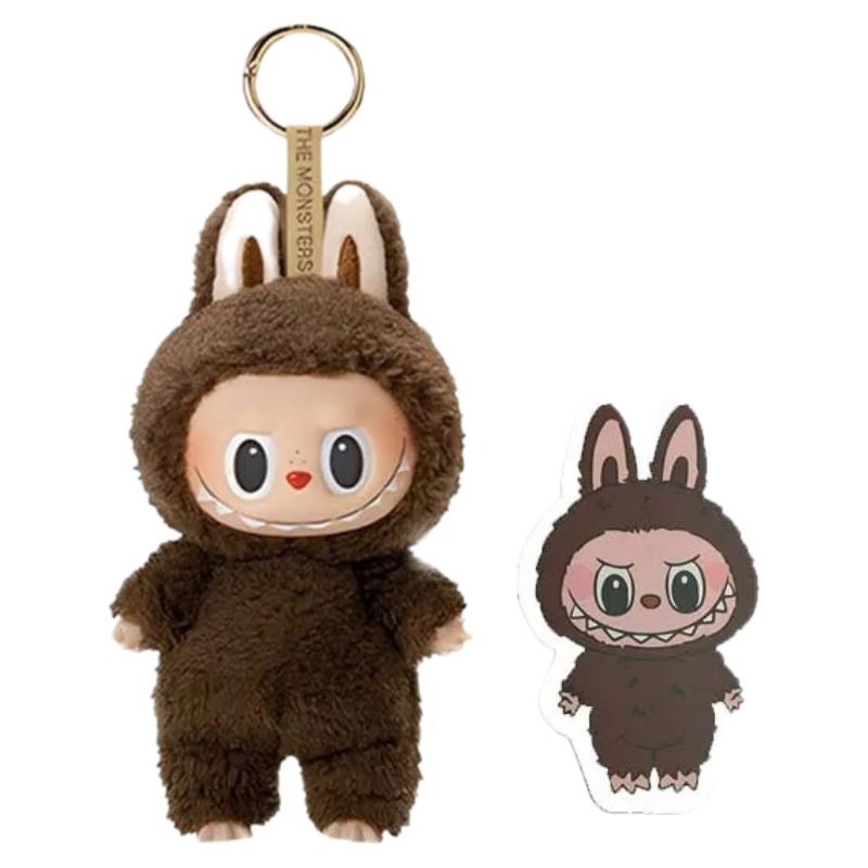 Boneco Labubu Pelúcia Boneco Labubu Pelúcia Loja do Bambino Modelo 07 17cm 