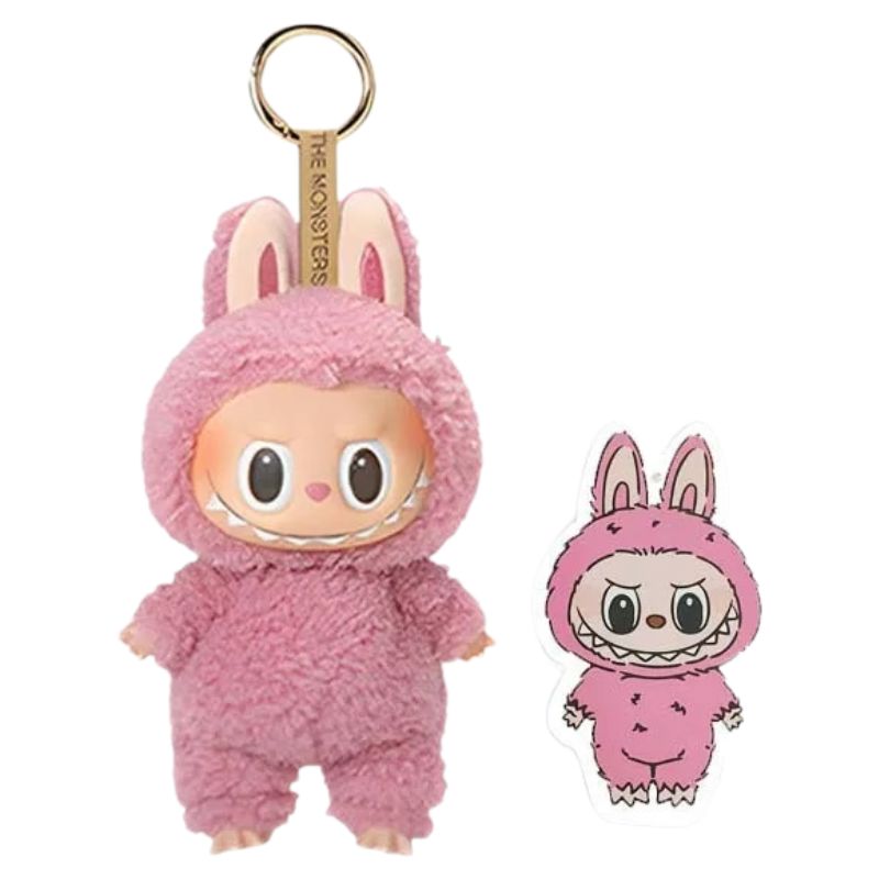 Boneco Labubu Pelúcia Boneco Labubu Pelúcia Loja do Bambino Modelo 02 17cm 