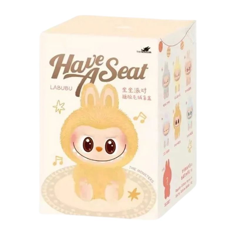Boneco Labubu Sentado Coleção Completa Boneco Labubu Sentado Coleção Completa Loja do Bambino Aleatório 15cm 