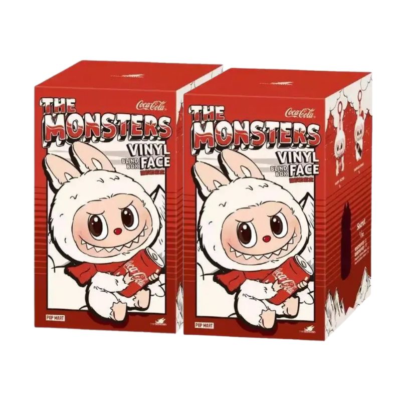 Boneco Labubu Coca Exclusivo Boneco Labubu Coca Exclusivo Loja do Bambino 2 Unidades Aleatórias 17cm 