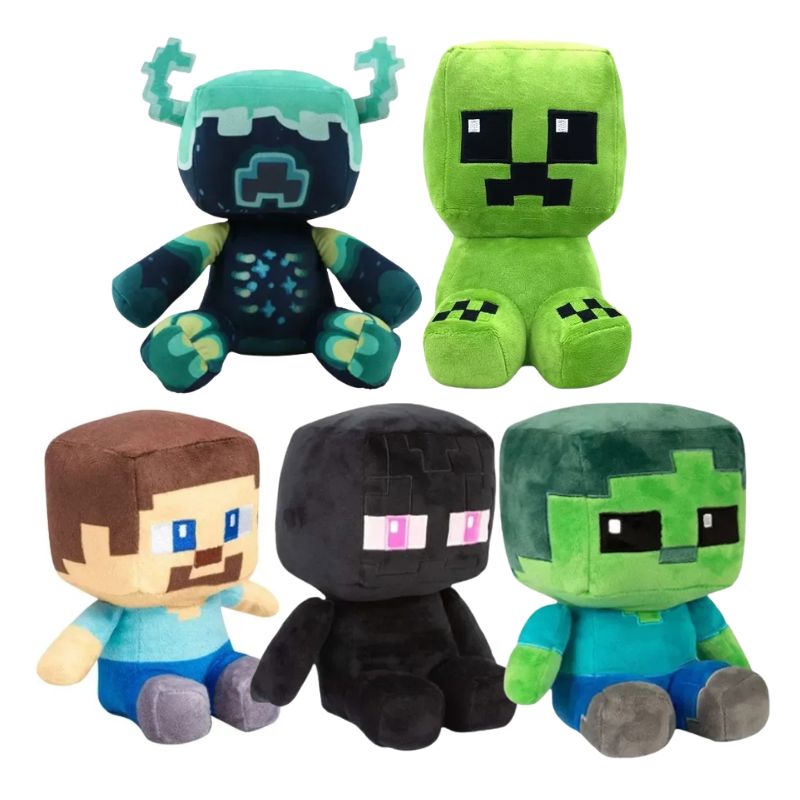 Bonecos Minecraft Pelúcia Bonecos Minecraft Pelúcia Loja do Bambino 