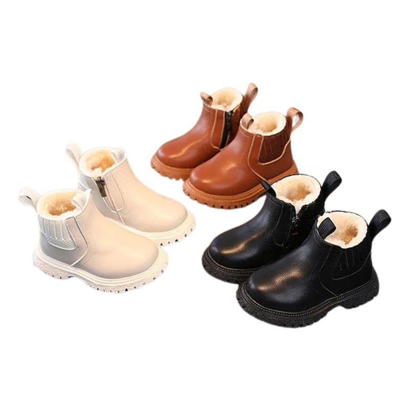 Bota Cano Curto Infantil com Zíper Lateral Bota Cano Curto Infantil com Zíper Lateral Loja do Bambino 