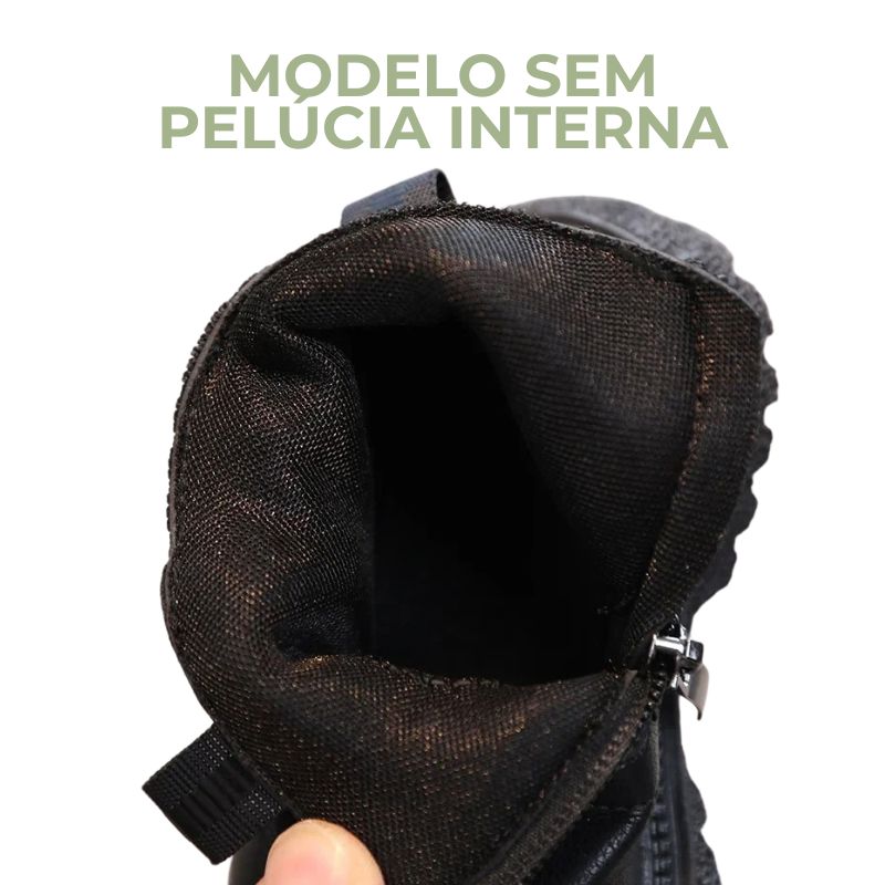 Bota Cano Curto Infantil com Zíper Lateral Bota Cano Curto Infantil com Zíper Lateral Loja do Bambino 