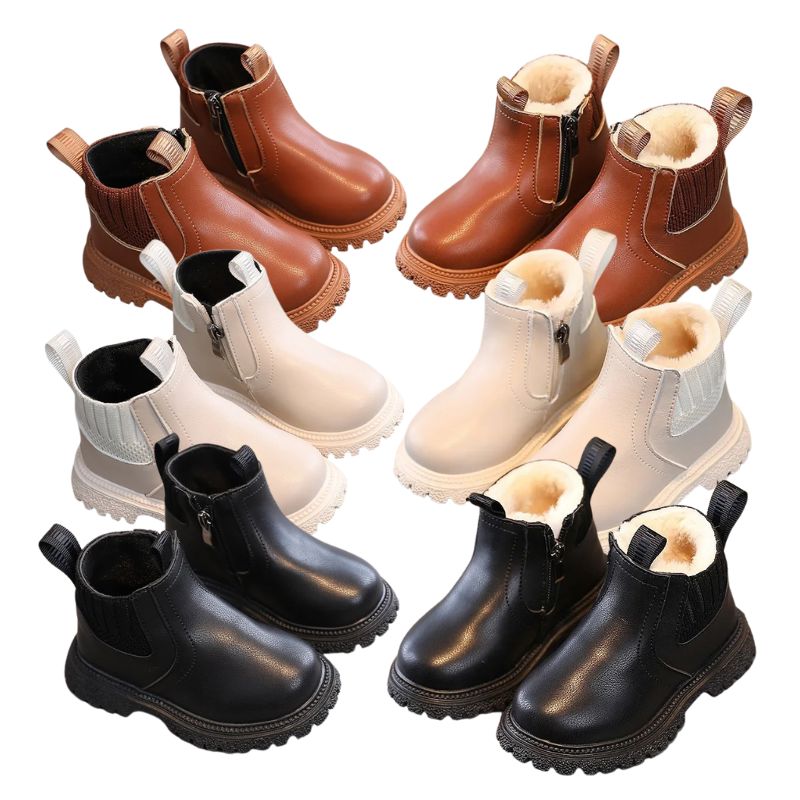 Bota Cano Curto Infantil com Zíper Lateral Bota Cano Curto Infantil com Zíper Lateral Loja do Bambino 