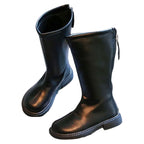 Bota Cano Longo Infantil Feminina Bota Cano Longo Infantil Feminina Loja do Bambino Preto Simples 26 (16.2cm)