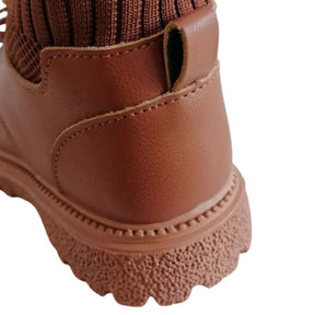 Bota Coturno de Couro Infantil Pelúciada Bota Coturno de Couro Infantil Peluciada Loja do Bambino 