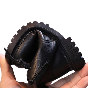 Bota Coturno de Couro Infantil Pelúciada Bota Coturno de Couro Infantil Peluciada Loja do Bambino 