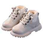 Bota Coturno de Couro Infantil Pelúciada Bota Coturno de Couro Infantil Peluciada Loja do Bambino 