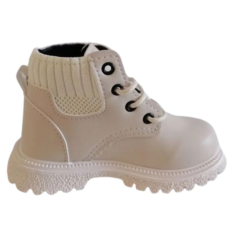 Bota Coturno de Couro Infantil Pelúciada Bota Coturno de Couro Infantil Peluciada Loja do Bambino 