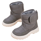 Bota Coturno Infantil Peluciada Velcro Bota Coturno Infantil Peluciada Velcro Loja do Bambino Cinza 21 (14cm) 