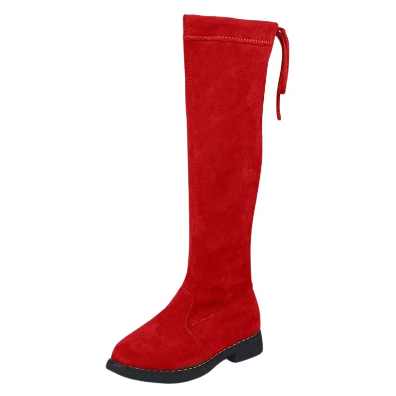 Bota Infantil Cano Longo Feminina Bota Infantil Cano Longo Feminina Loja do Bambino Vermelho 26 (16cm) 