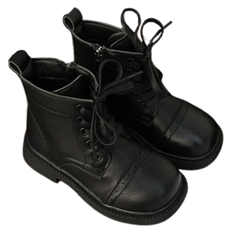 Bota Infantil Feminina Cano Médio Bota Infantil Feminina Cano Médio Loja do Bambino Preto 26 (16.5cm) 