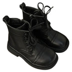 Bota Infantil Feminina Cano Médio Bota Infantil Feminina Cano Médio Loja do Bambino Preto 26 (16.5cm) 