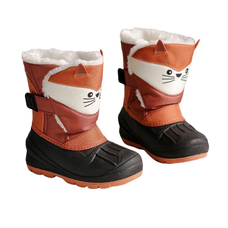 Bota Infantil Neve Unissex Bota Infantil Neve Unissex Loja do Bambino Laranja 23 (12cm) 