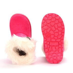 Bota Pelúcia de Inverno Infantil - Pantufinha Revestida de Lã Bota Pelúcia de Inverno Infantil Loja do Bambino 